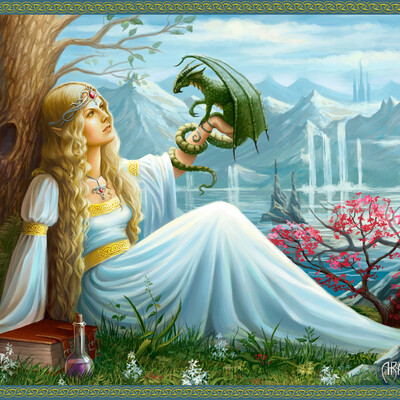 Elf and Dragon