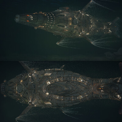Cavitation submarine