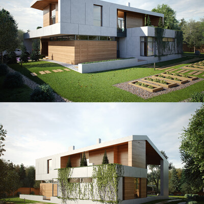 modern cottage