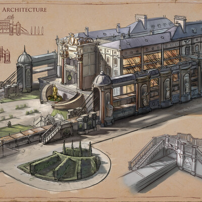 La Revolution. 1625. Rich Class Architecture 1