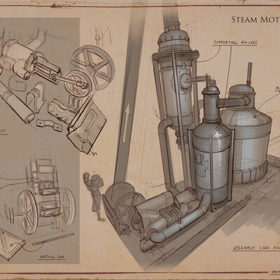 La Revolution. 1625. Steam Motion Unit 2