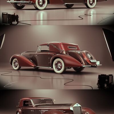 1939 Delage D8 120 Cabriolet Chapron