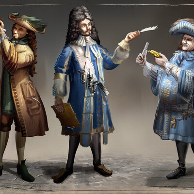 La Revolution. 1625. Important Staff