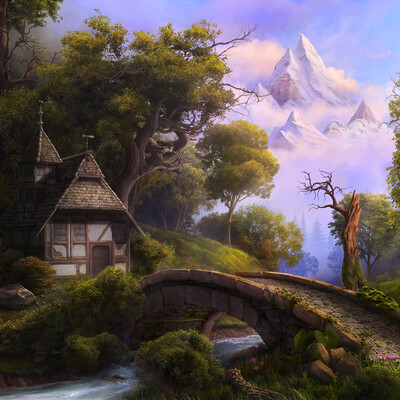 Fairytale landscape