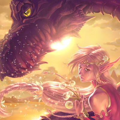 Elf and the Dragon