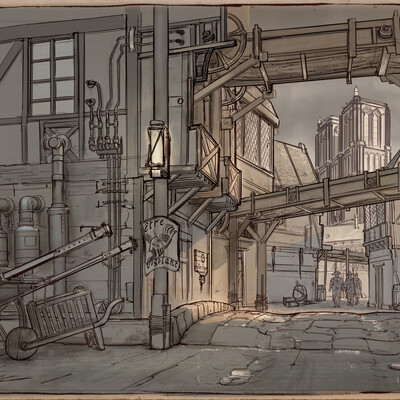 La Revolution. 1625. Paris Streets