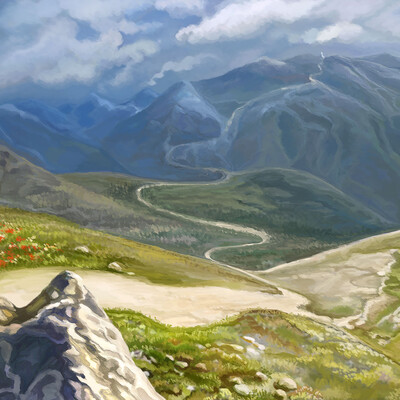 Mountain pathway