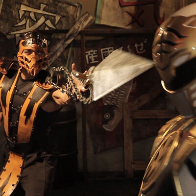 WHITE RANGER vs SCORPION - Super Power Beat Down