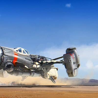 Racing space ship