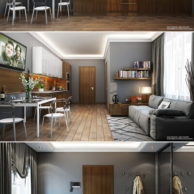 Interior of a small apartment!