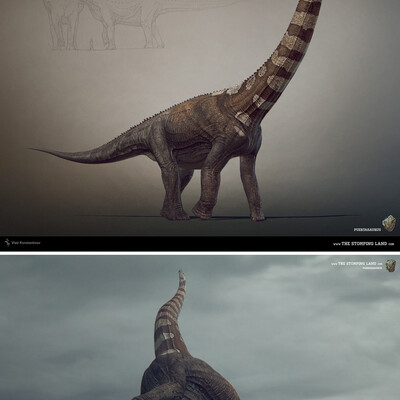 Puertasaurus. The Stomping Land
