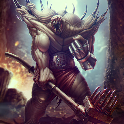 illustration for card game