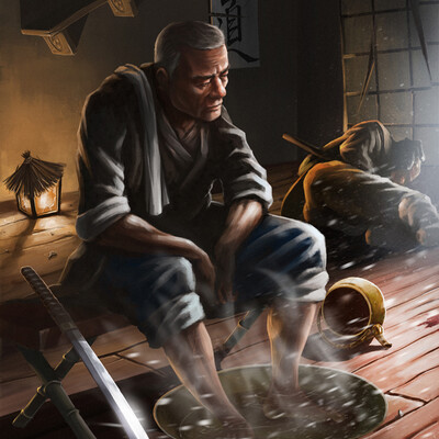 Old samurai