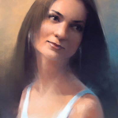 Portrait of the girlfriend