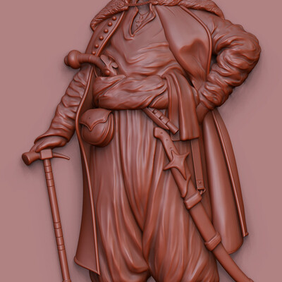 Model for CNC "Kozak" (relief)