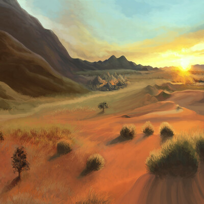 Desert sunset