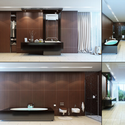 WC bathroom minimalism 