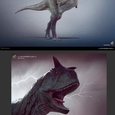 Carnotaurus. The Stomping Land