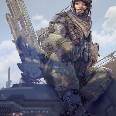 Smiling armour