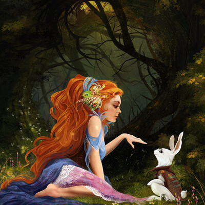 Meeting in the forest