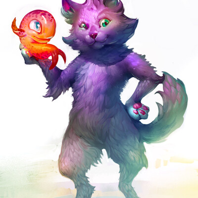 Cat and the fish