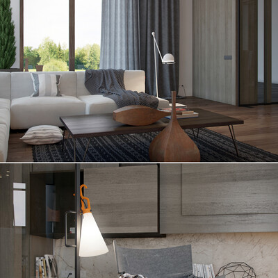 House in village «New Riga» | Living Room