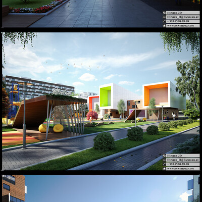 Residential complex.