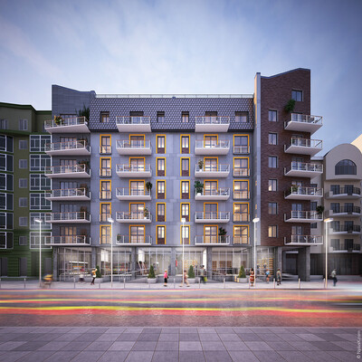 EXTERIOR DESIGN OF A RESIDENTIAL HOUSE „STOLYCHNY“