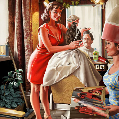 young hairdresser 