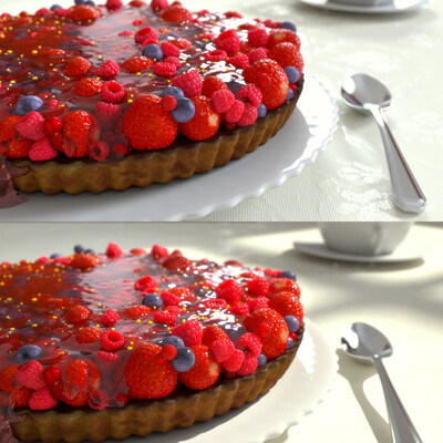 Berries dessert