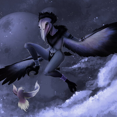 The harpy for a couple of minutes before lunch