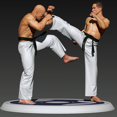 Kyokushin fighters