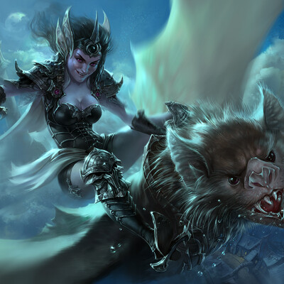 "Night race" for the contest on the site and Berserker Arttalk