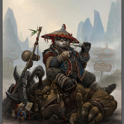 "Sorry for disturbing. Could you help me? How can I get to Pandaria?"