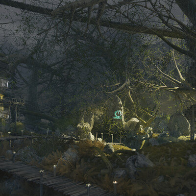 A sacred place of the Ewoks