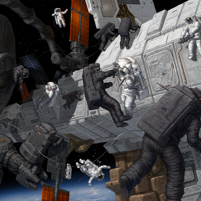 Space boarded