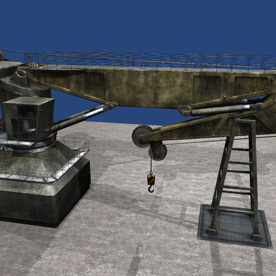 Cargo ship crane
