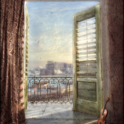 Balcony with sea view