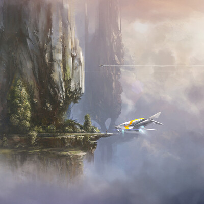 above the clouds
