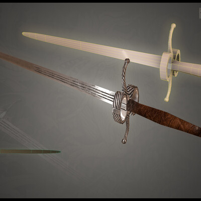 Bastard sword XV century