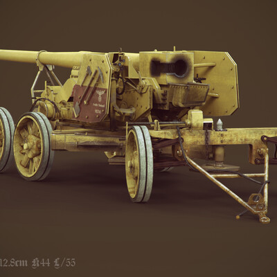 Rheinmetall 12.8cm K44 L/55