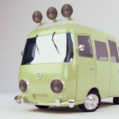 Cartoon bus