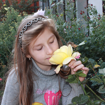 girl with a rose