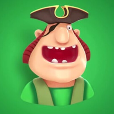Pirate 3D Model Render