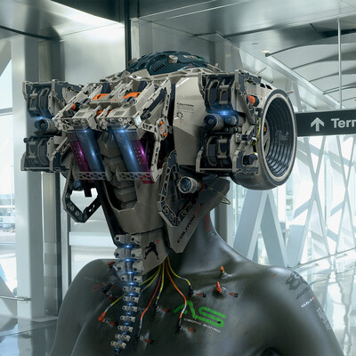 Cyborg for testing air water soil