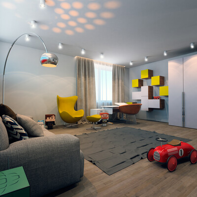 Design project of a child's room