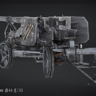 Rheinmetall 12.8cm K44 L/55