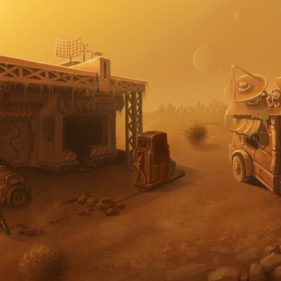 Uninhabited planet, SteamPunk 