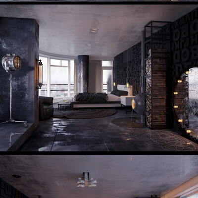 bedroom. loft