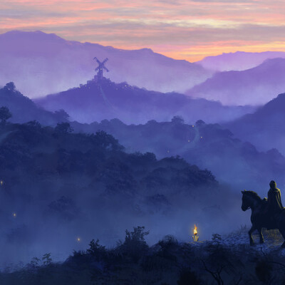 In the predawn hours